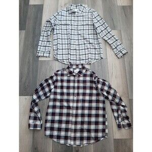GOOD FELLOW LONG SLEEVE FLANNEL LOT OF 2 Size XL